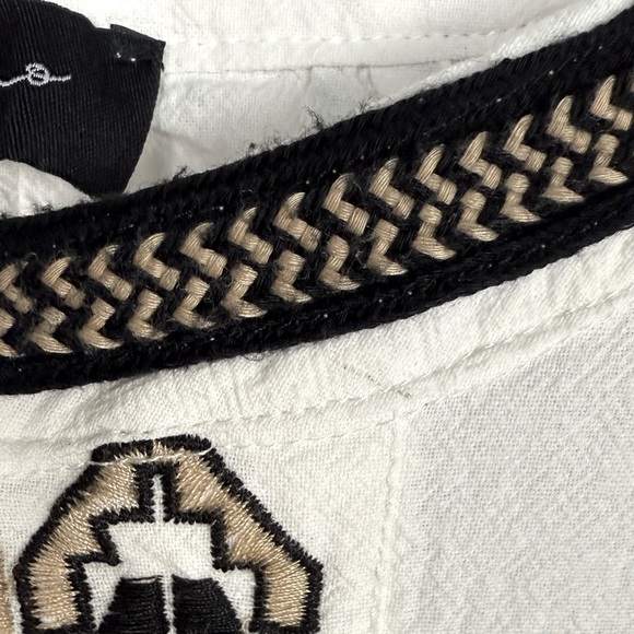 RD + Koko Shirt Jacket Embroidered Boho Blouse Peasant Festival Renaissance - Picture 6 of 9